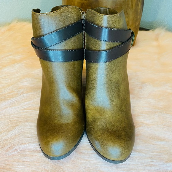 Material Girl Shoes Material Girl Lexia Blockheel Booties Poshmark